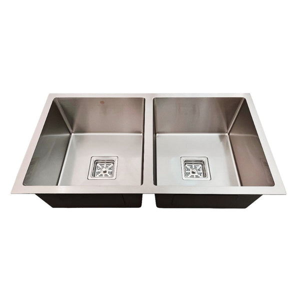 Cuba Aço Escovado Quadratta 78x43 - Dupla