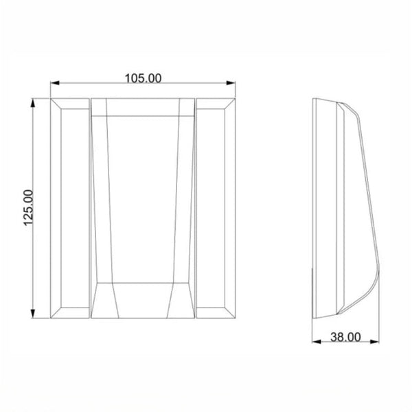 Acabamento Válvula Descarga Black
