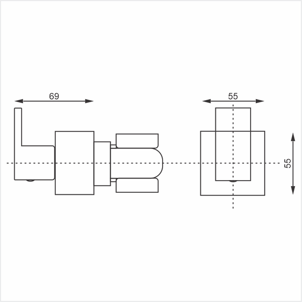 Acabamento Registro - Black (Base Deca / Docol)