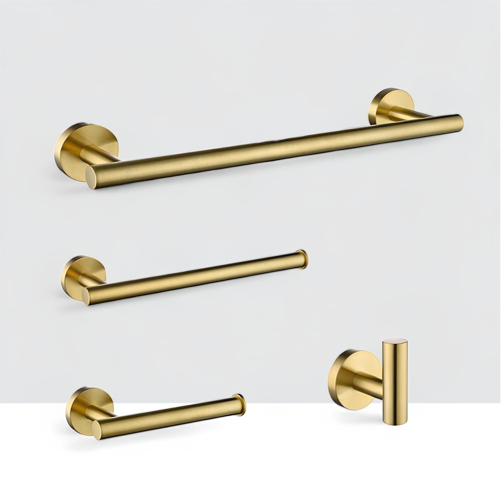 Acessórios Banheiro Gold Escovado Fit