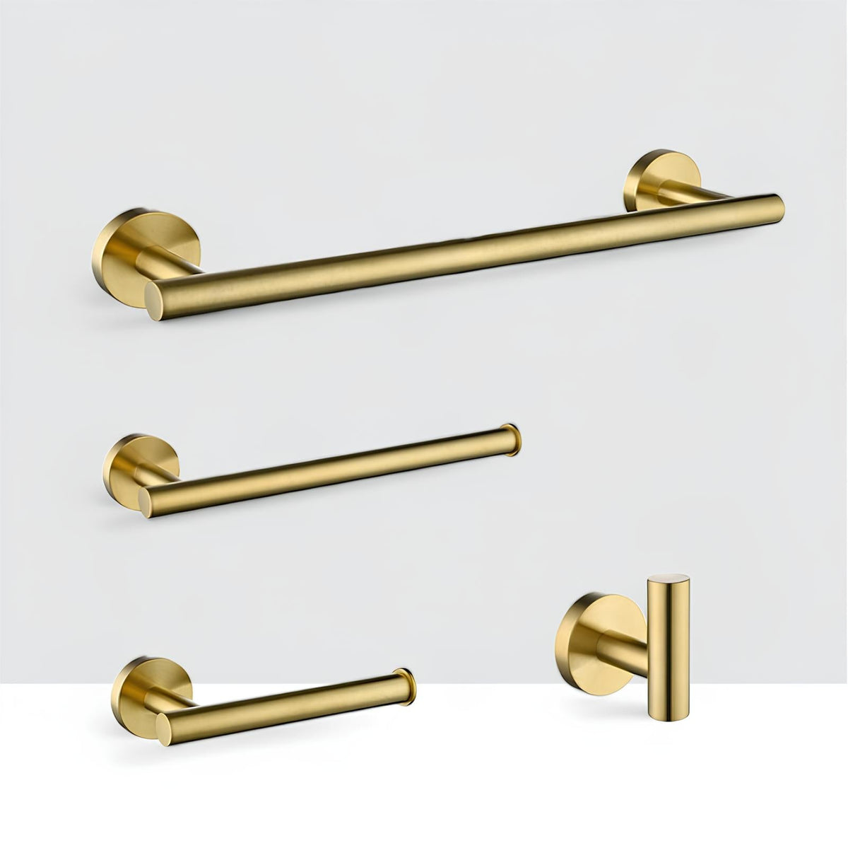 Acessórios Banheiro Gold Escovado Fit