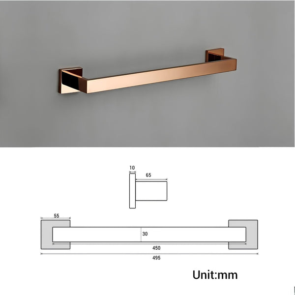 Acessórios Banheiro Rose Gold