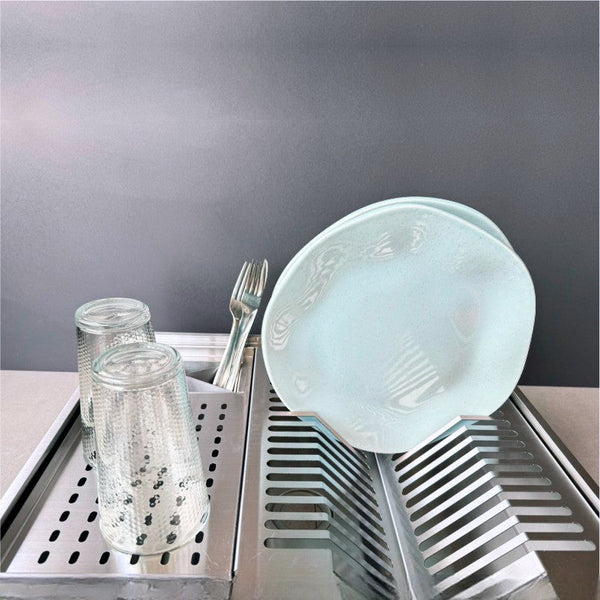 Calha Úmida Quadrada Aço Escovado