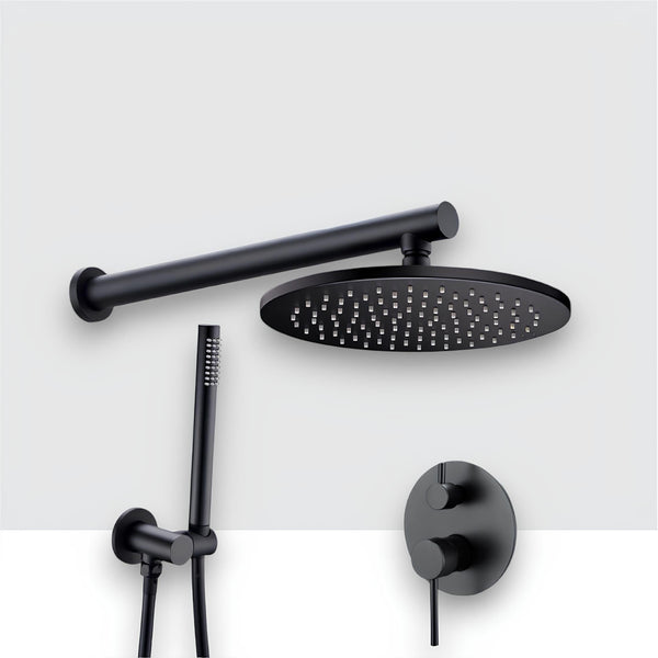 Kit Chuveiro Redondo Black Premium