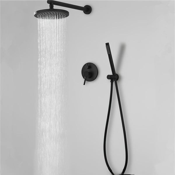 Kit Chuveiro Redondo Black Premium