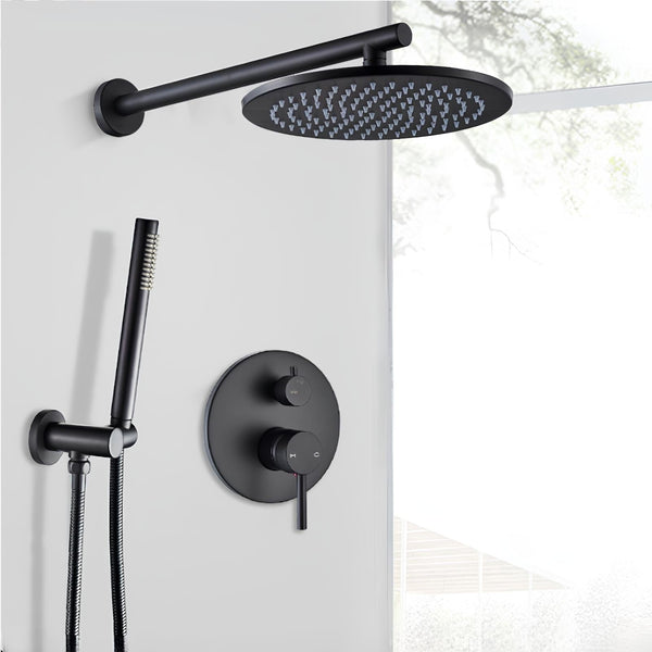 Kit Chuveiro Redondo Black Premium