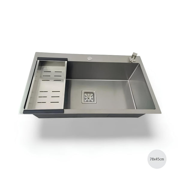 Cuba Aço Escovado Quadratta - Única