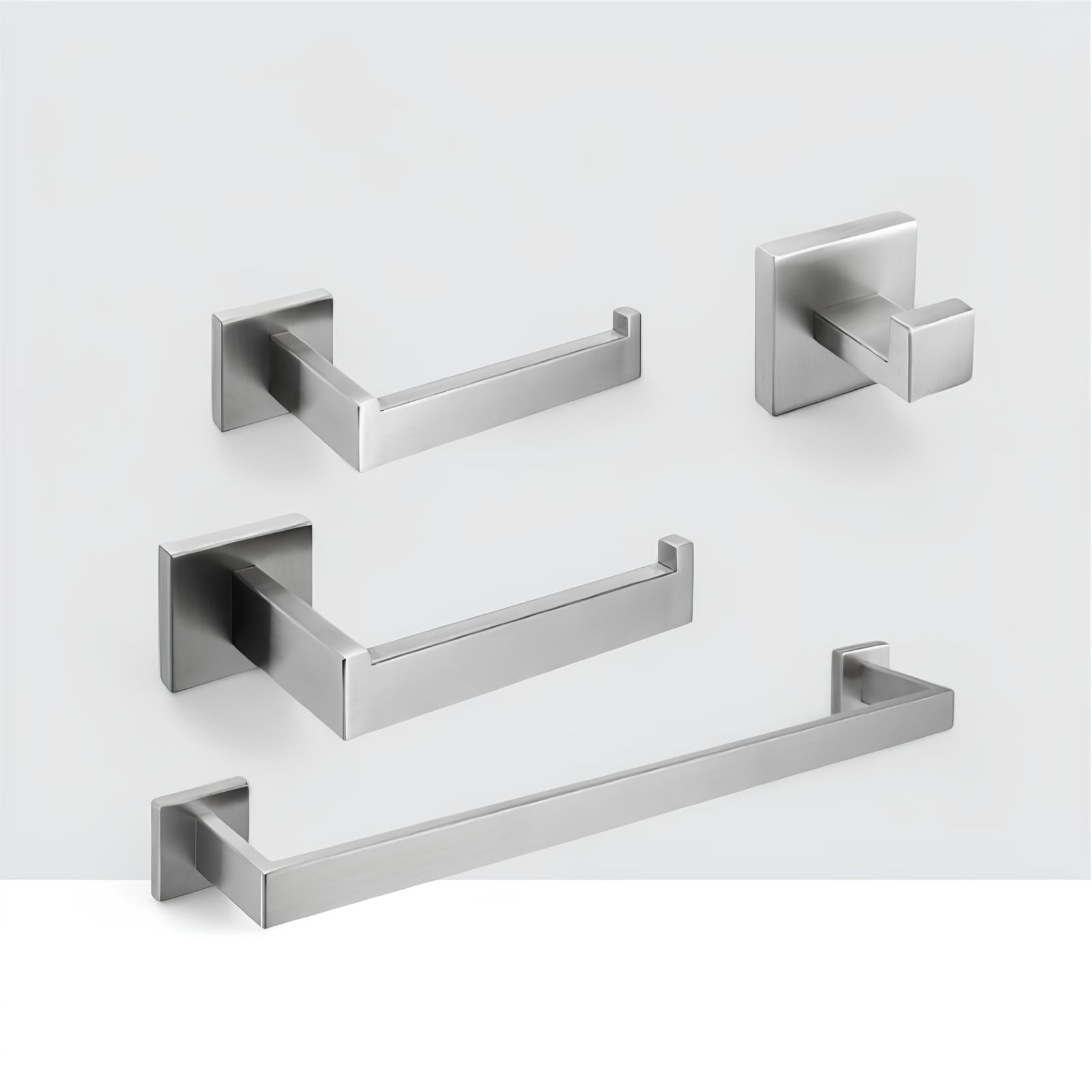 Acessórios Banheiro Aço Escovado Style