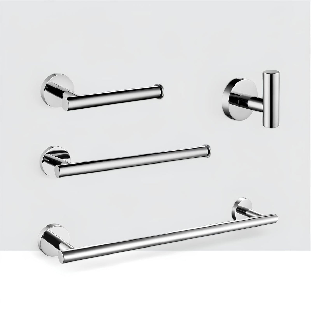 Acessórios Banheiro Cromado Fit