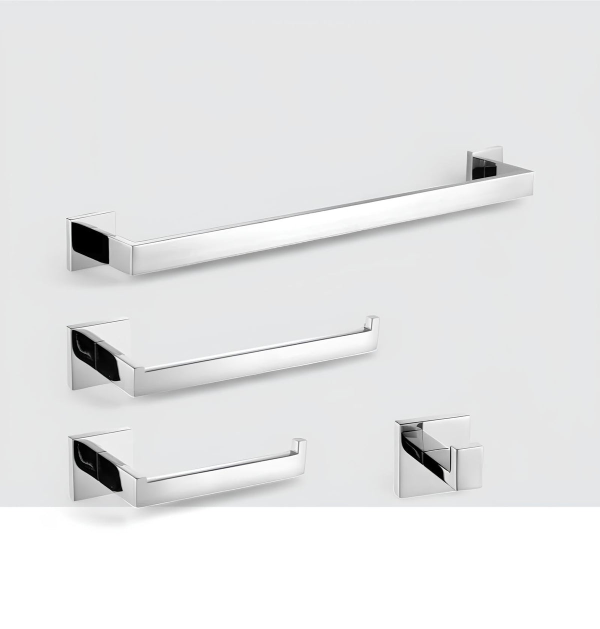 Acessórios Banheiro Cromado Style