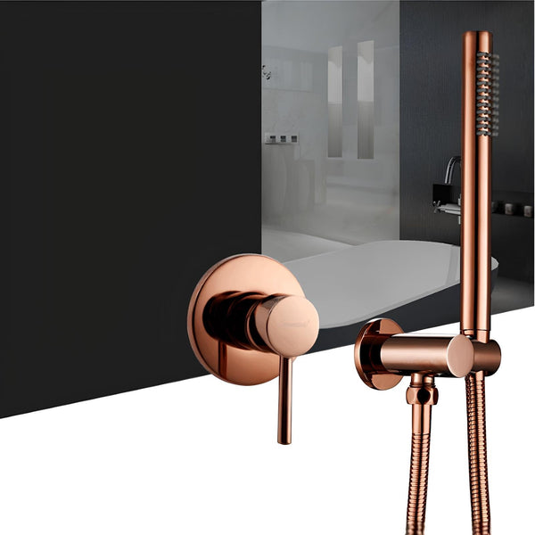 Kit Chuveiro Completo Rose Gold