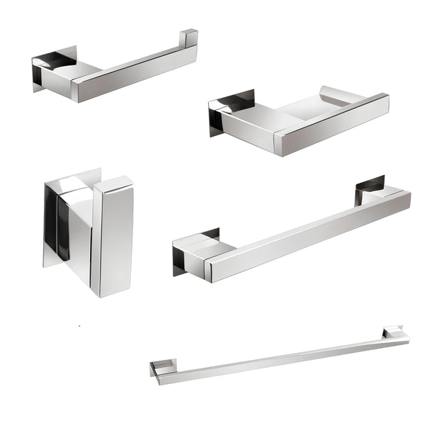 Acessórios Banheiro Cromado New