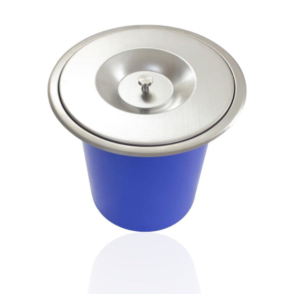 Lixeira de Embutir Aço Escovado