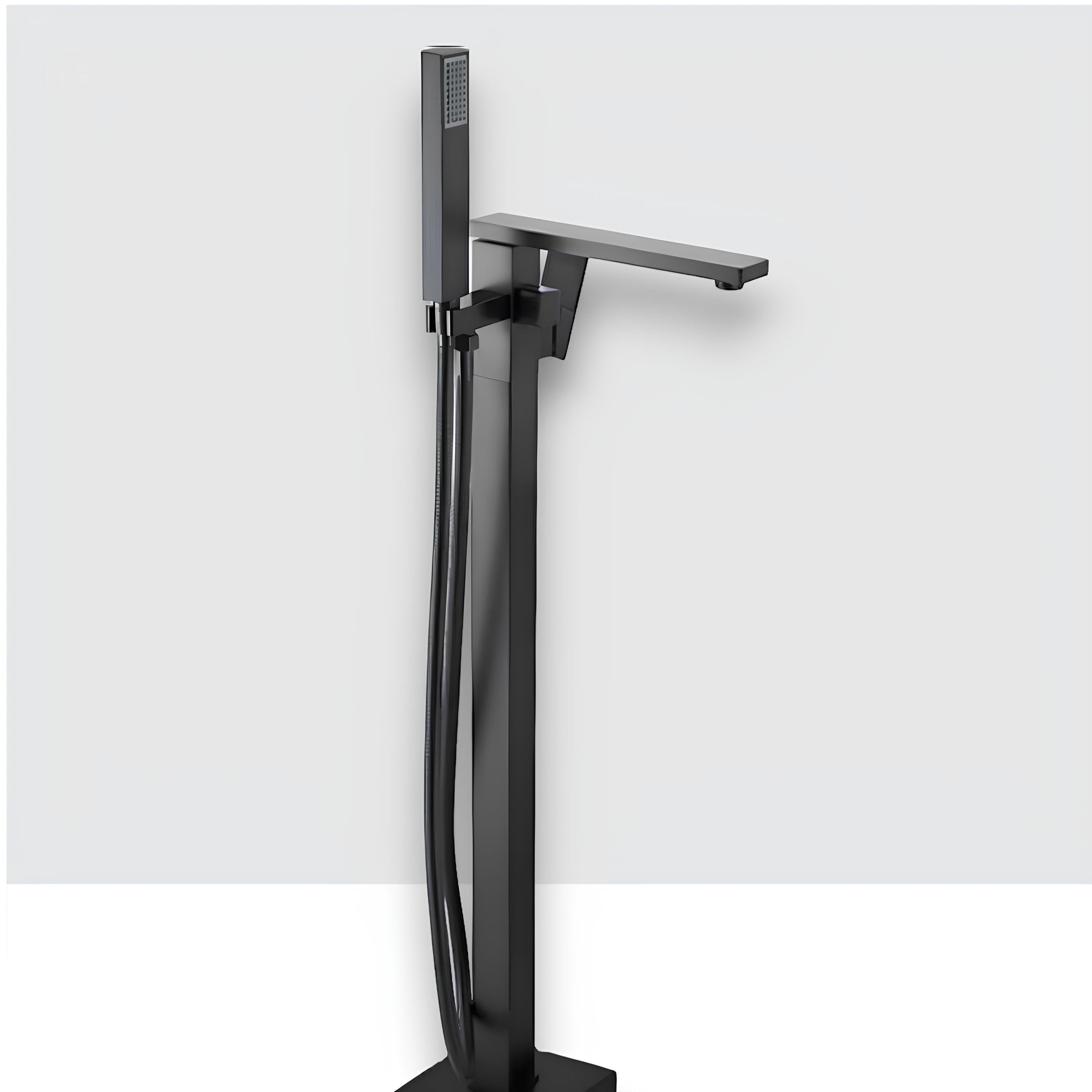 Torneira Banheiro Piso c/ Ducha Quadratta