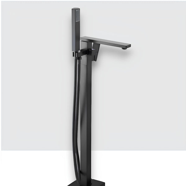 Torneira Banheiro Piso c/ Ducha Quadratta