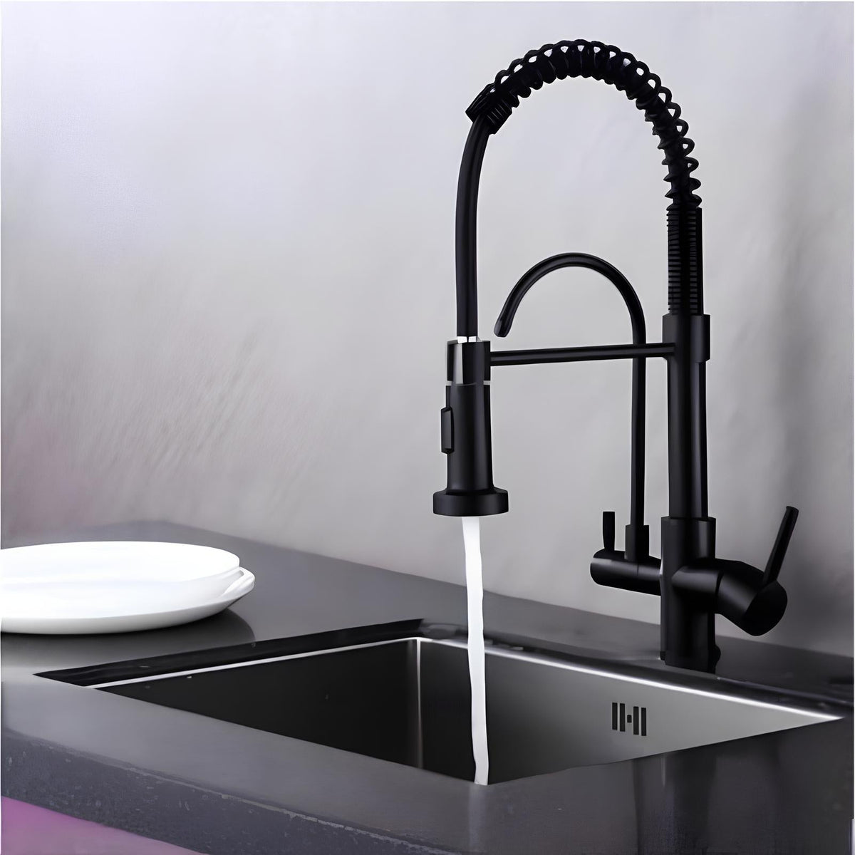 Torneira Cozinha Basic Filtro Black